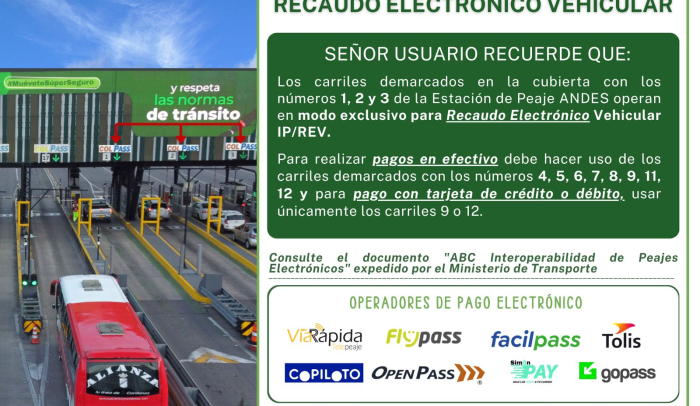 CARRILES EXCLUSIVOS PAGO ELECTRÓNICO 